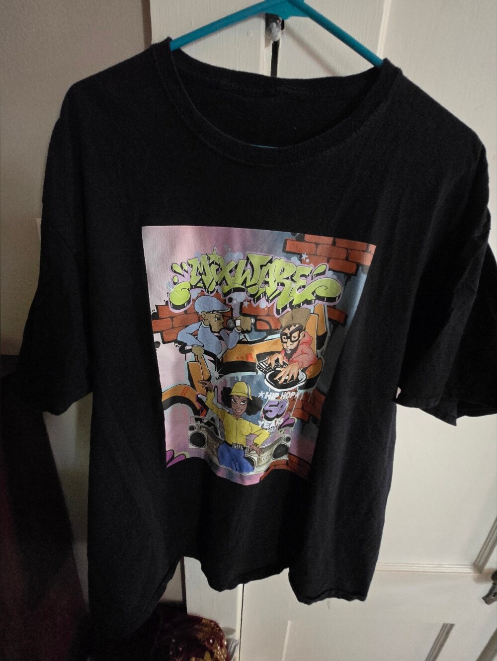 Large Mixwares 50th Anniversary Of Hiphop Graphic  Tee
